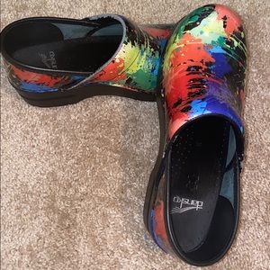 Rainbow Splash Danskos